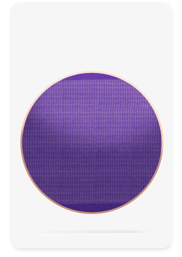 cleaned purple semiconductor wafer 