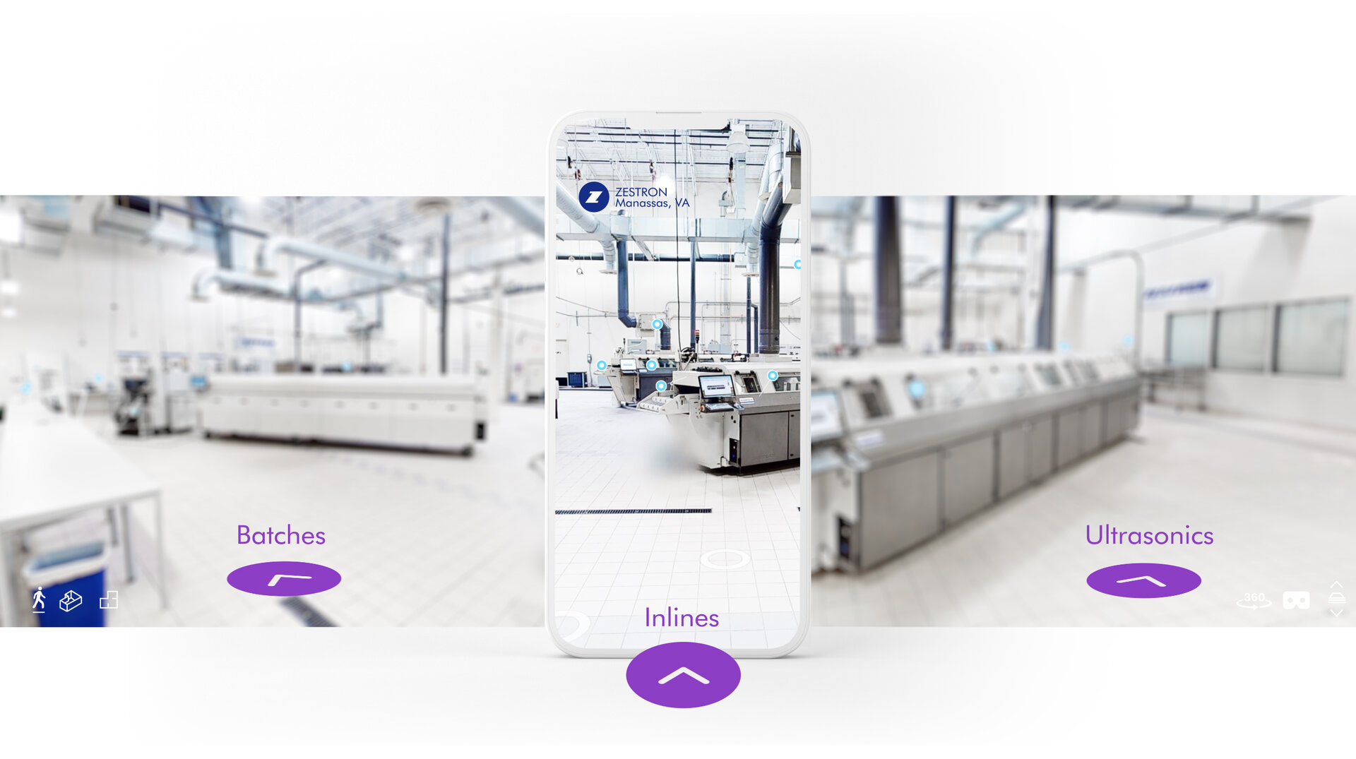 ZESTRON Americas technical center matterport lab tour with cleaning machines 