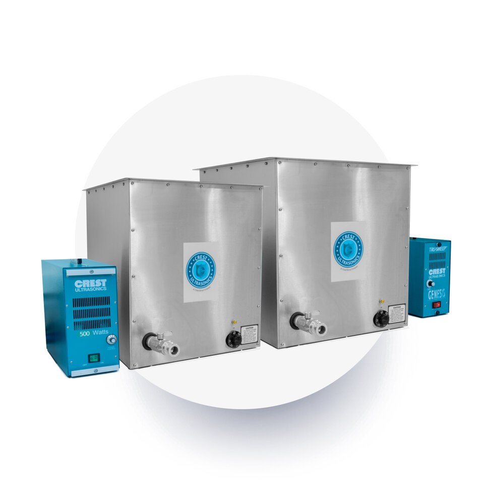 crest ultrasonic dip tank machine